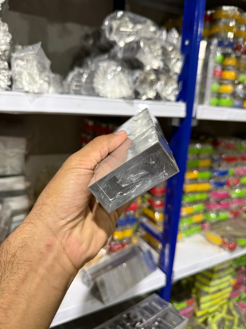 طابع مستطيل المنيوم 10p